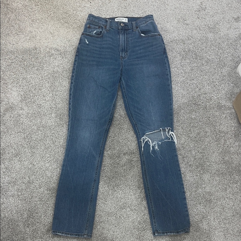 Abercrombie 90s Slim Straight Ultra High Rise